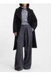 Belted formal coat in virgin wool and cashmere Belted formal coat in virgin wool and cashmere