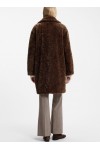 Teddy coat with adjustable collar