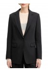 Regular-fit blazer in stretch crepe Regular-fit blazer in stretch crepe