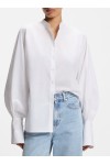 Regular-fit cotton-poplin shirt with kimono sleeves Regular-fit cotton-poplin shirt with kimono sleeves