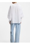 Regular-fit cotton-poplin shirt with kimono sleeves Regular-fit cotton-poplin shirt with kimono sleeves