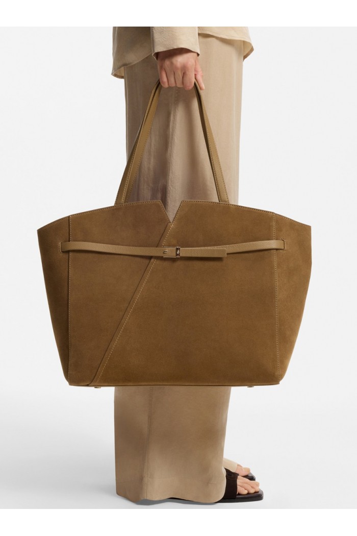 Revers suede tote bag Revers suede tote bag