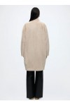 Relaxed-fit teddy coat