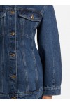 Slim-fit hourglass denim jacket in Japanese cotton Slim-fit hourglass denim jacket in Japanese cotton