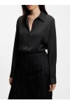 Stretch-silk blouse