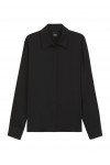 Stretch-silk blouse