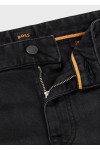 Slim-fit jeans in black super-stretch denim