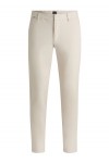 Slim-fit trousers in a stretch cotton blend