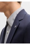 Regular-fit suit jacket in micro-patterned virgin wool