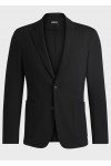 Slim-fit jacket in washable stretch fabric