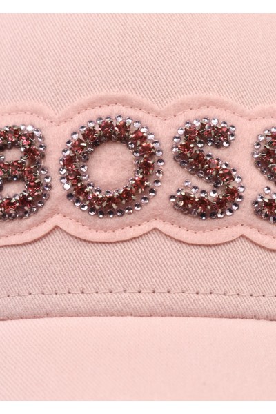 Hat With Sparkle Stones Pink