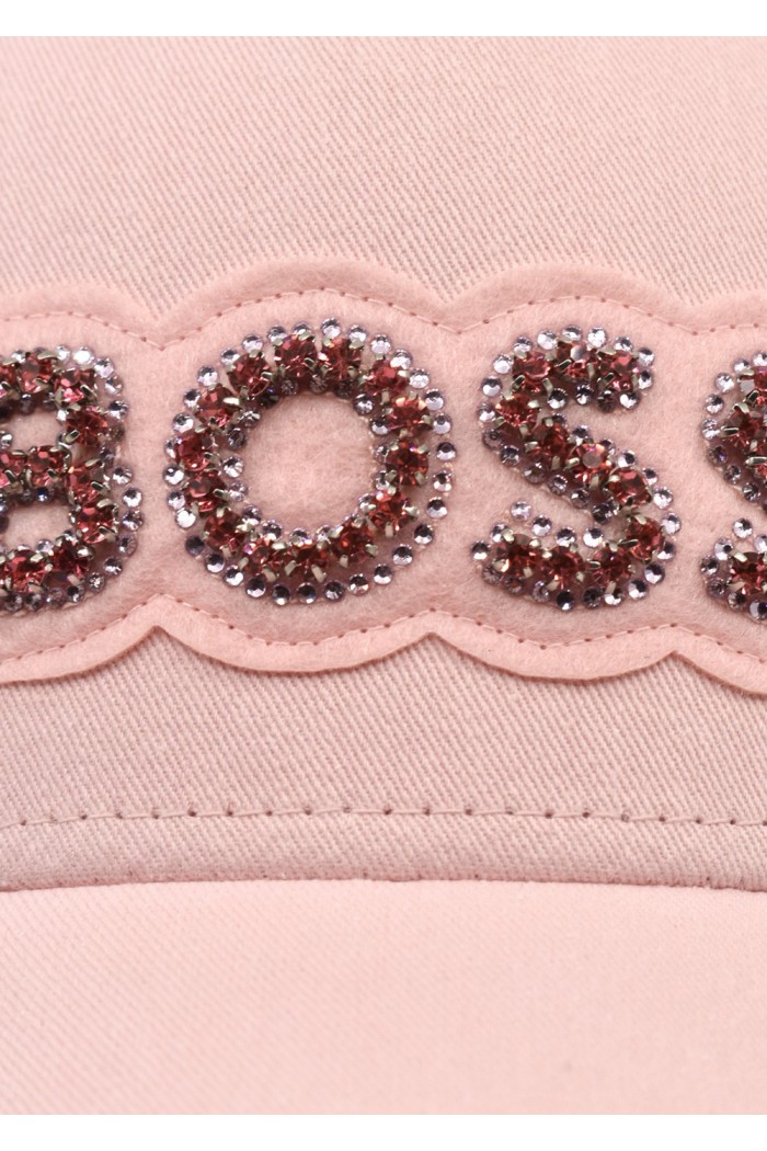 Hat With Sparkle Stones Pink