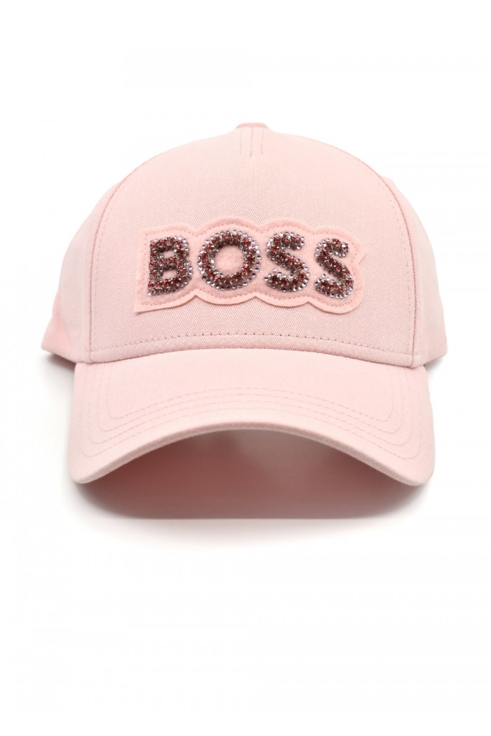 Hat With Sparkle Stones Pink