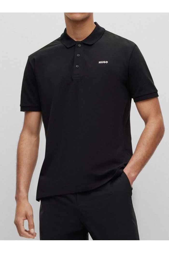 cotton piqué polo shirt