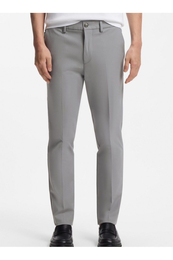 Slim-fit pants in a stretch-cotton