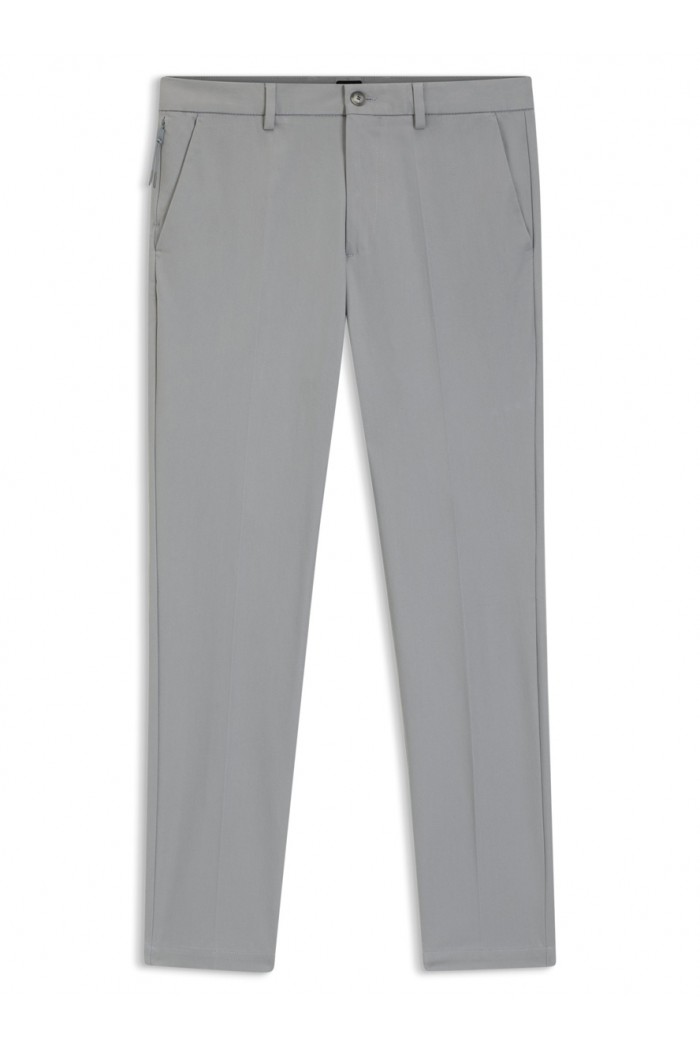 Slim-fit pants in a stretch-cotton