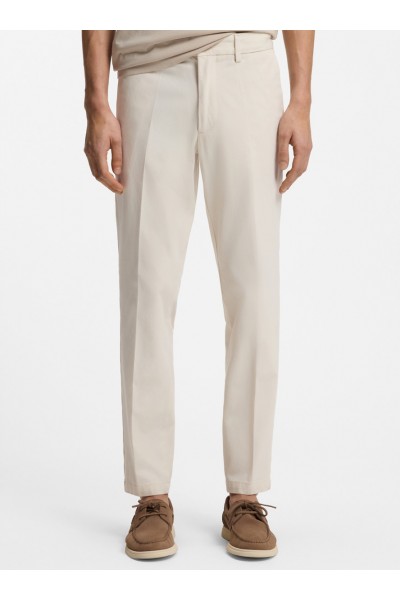 Slim-fit pants in a stretch-cotton