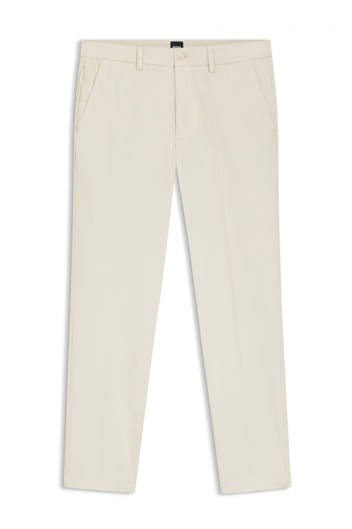 Slim-fit pants in a stretch-cotton