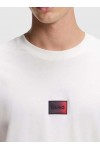  T-shirt with gradient logo label