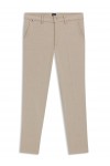 Slim-fit trousers in stretch-cotton dobby