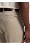 Slim-fit trousers in stretch-cotton dobby