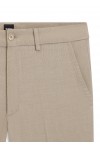 Slim-fit trousers in stretch-cotton dobby