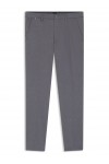 Slim-fit trousers in stretch-cotton dobby