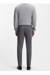 Slim-fit trousers in stretch-cotton dobby