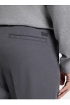 Slim-fit trousers in stretch-cotton dobby