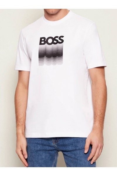 Regular-fit T-shirt in cotton jersey