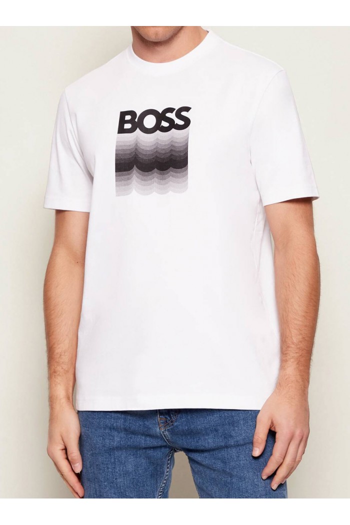 Regular-fit T-shirt in cotton jersey