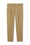 Tapered-fit trousers in stretch cotton