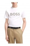 Stripe-artwork T-shirt in cotton jersey