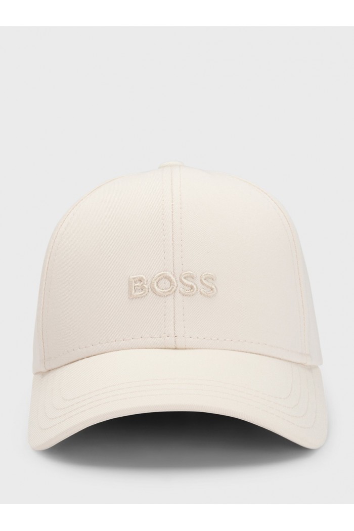 Cotton-twill cap with tonal embroidered logo