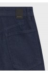 Flared jeans in blue Italian stretch denim