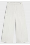 Relaxed-fit trousers in cotton canvas