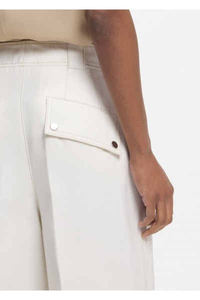 Relaxed-fit trousers in cotton canvas