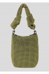 EVENING KNOTTED TOP-HANDLE BAG