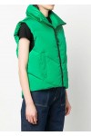 QUILTED DOWN VEST GREEN