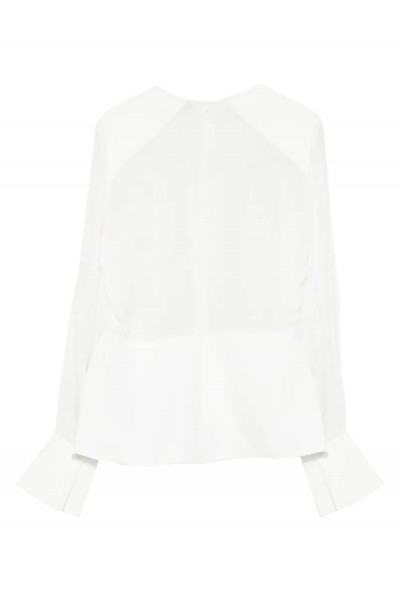 ELEGANT GATHERED BLOUSE