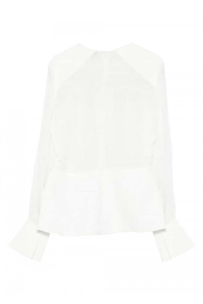 ELEGANT GATHERED BLOUSE
