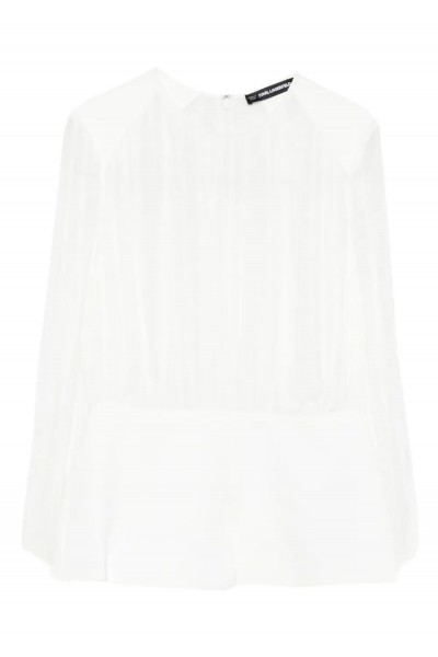 ELEGANT GATHERED BLOUSE