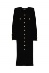 ribbed-knit maxi dress