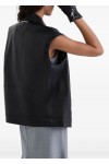 FAUX-LEATHER GILET