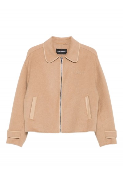SHORT SOFT WOOL COAT