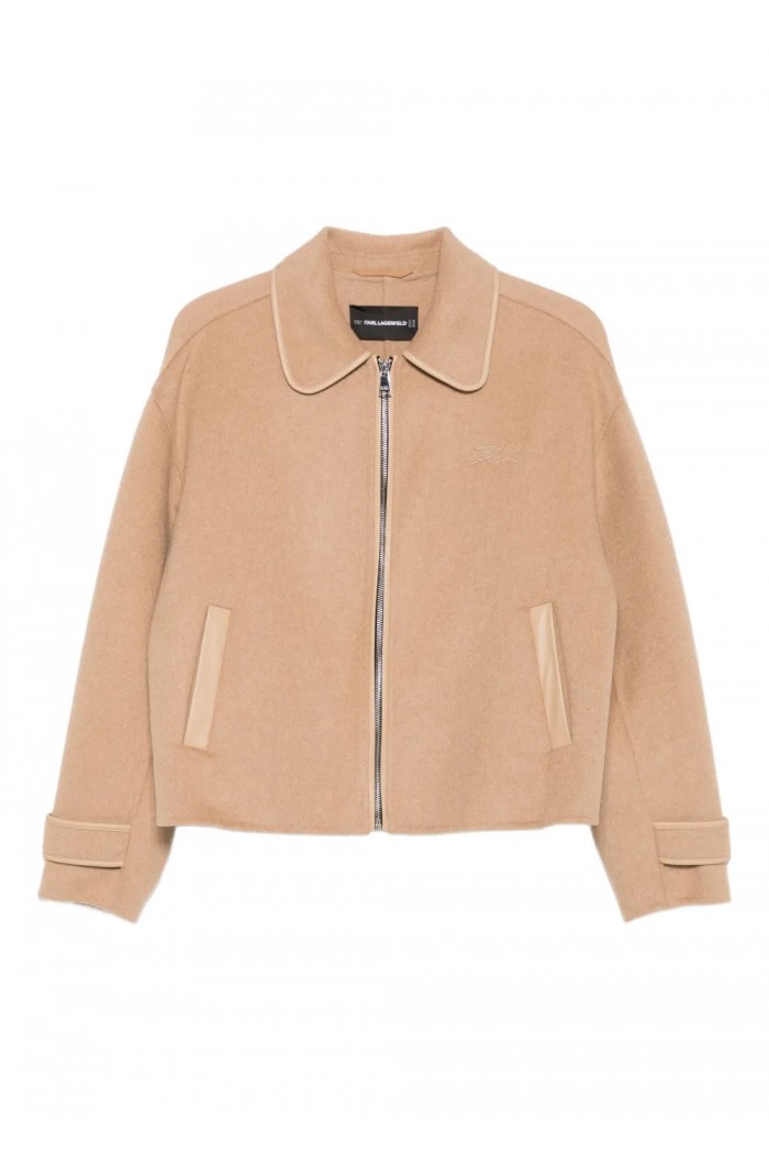 SHORT SOFT WOOL COAT