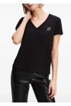 RHINESTONE IKON CHOUPETTE V-NECK T-SHIRT