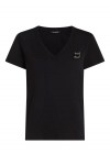 RHINESTONE IKON CHOUPETTE V-NECK T-SHIRT