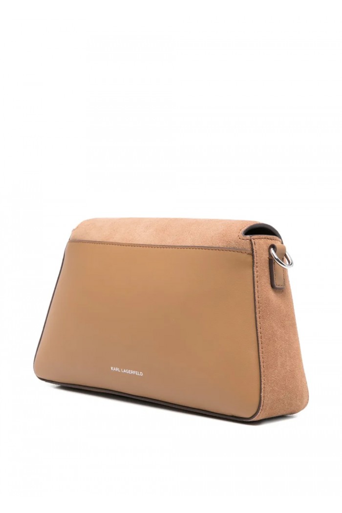 Ikon suede cross body bag