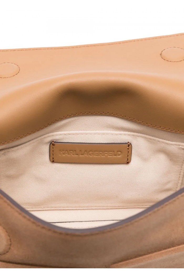 Ikon suede cross body bag